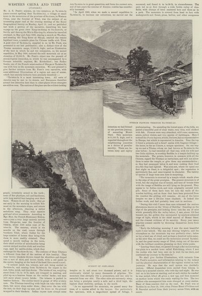 中国西部とチベット 作： Charles Auguste Loye